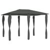 vidaXL dārza nojume ar stabu pārsegiem, 3x4x2,6 m, antracīta, 160 g/m&sup2;