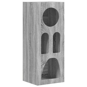 vidaXL Puse Pelēks Sonoma 40 x 35 x 100.5 cm Inženierijas koks