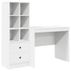 vidaXL Galds Balts 135,5 x 50 x 127 cm 2 gab.