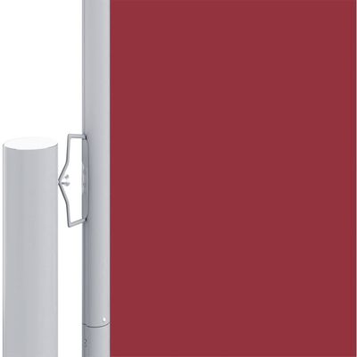 vidaXL izvelkams sānu aizslietnis, sarkans, 180x600 cm
