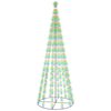 vidaXL Ziemassvētku egle, 732 krāsainas LED lampiņas, 160x500 cm