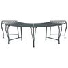 vidaXL Koku sols 4-Sēdvietu skaits 160 x 80 x 44 cm Tērauds