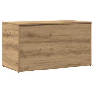 vidaXL uzglabā&scaron;anas lāde, koka krāsa, 84x42x46 cm, inženierijas koks