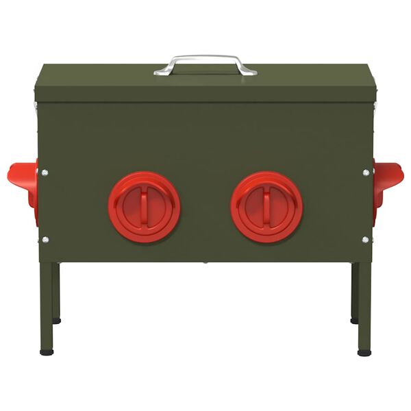 vidaXL Vistas barotava Olīvu zaļš 41,5 x 20,5 x 33 cm