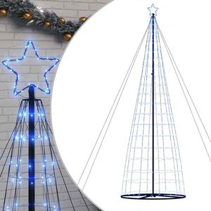 vidaXL LED Ziemassvētku eglīte 1534 LED Zila 500 cm