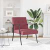 vidaXL atpūtas krēsls Vīna sarkans 59 x 75 x 78 cm audums