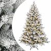 vidaXL Mākslīgā Saliekamā Ziemassvētku Egle 120 cm 150 LED Silti balts