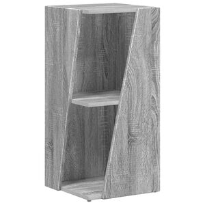 vidaXL Sānu plaukts 33 x 32 x 70,5 cm Inženierijas koks Pelēks Sonoma