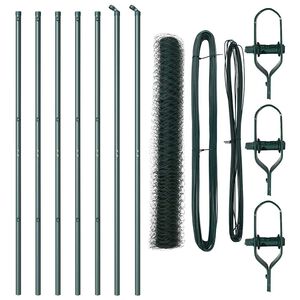 vidaXL Žoga āķis Zaļa