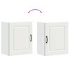 vidaXL virtuves sienas skapji 2 gab "Kalmar" White Engineered Wood