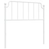 vidaXL rezerves galvgalis, balts, 100 cm