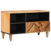 vidaXL Uzglabā&scaron;anas skapji Brūna 80 x 33,5 x 46 cm Cieta mango koksne