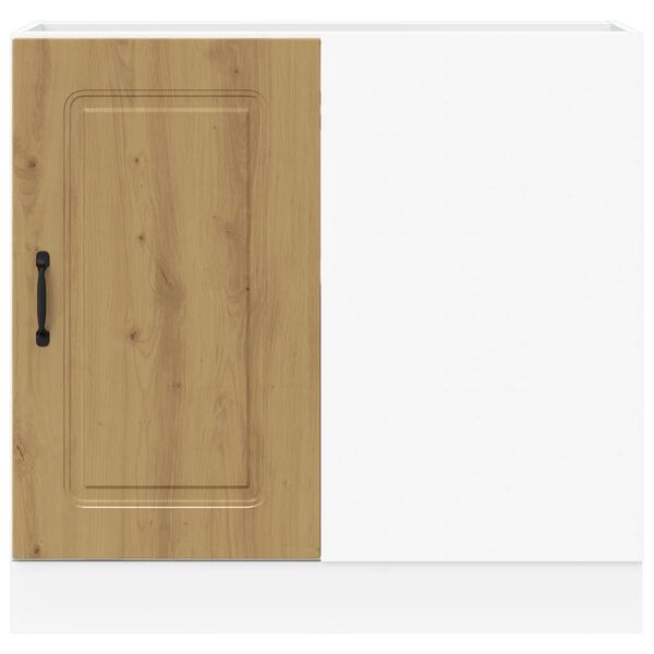 vidaXL virtuves apak&scaron;ējai skapītis, Kalmar, koka krāsā