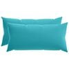 vidaXL Spilvenu pārvalks 2 pcs HEERLEN Tirkīzzila 40 x 70 cm