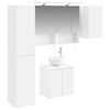 vidaXL Vannas istabas skapju komplekts 5 pcs Balts 50 x 14,5 x 70 cm