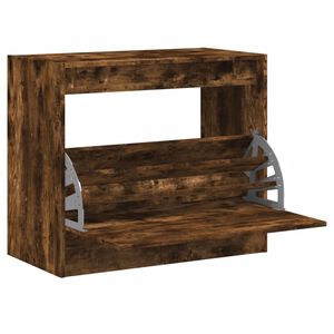 vidaXL apavu skapītis, ozolkoka krāsa, 80x42x69 cm, inženierijas koks