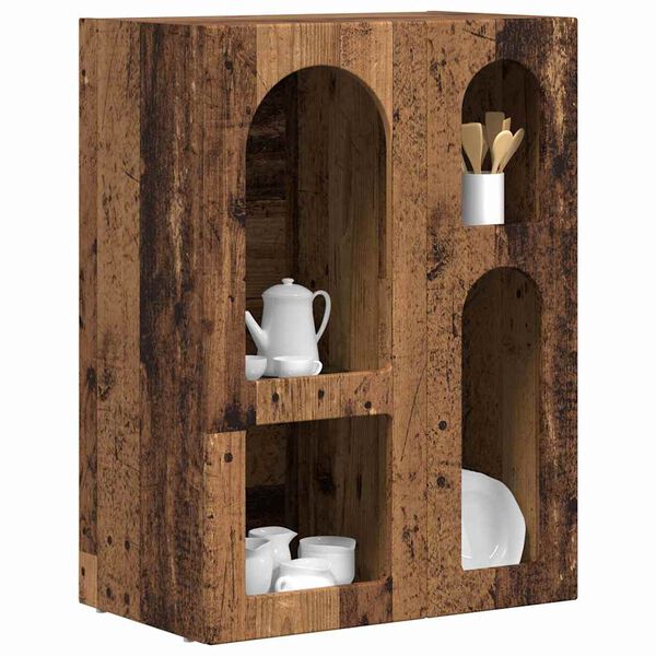 vidaXL Puse Vecs koks 59 x 35 x 80.5 cm Inženierijas koks