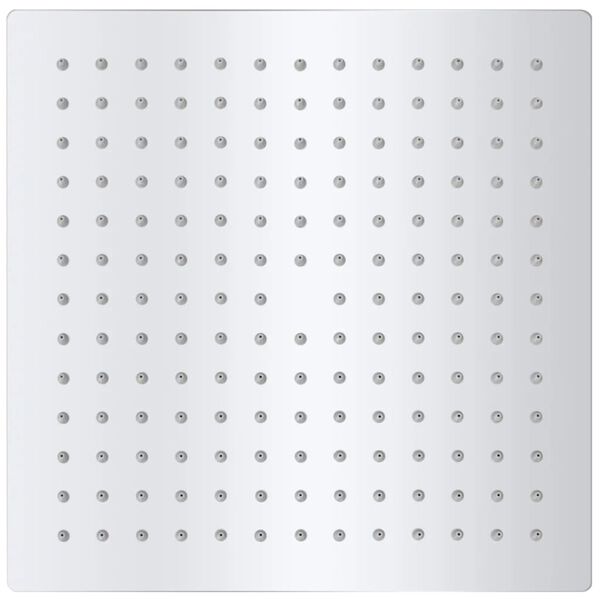 vidaXL lietus tipa dušas galva, 25 x 25 cm, nerūsējošais tērauds