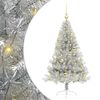vidaXL Mākslīgais LED Ziemassvētku eglīte Sudraba 120 cm PET