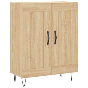 vidaXL kumode, ozolkoka krāsa, 69,5x34x90 cm, inženierijas koks