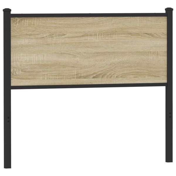 vidaXL rezerves galvgalis, Sonomas , 107 cm, inženierijas koks, tērauds