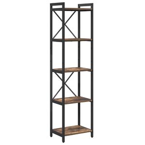vidaXL Grāmatu plaukts 40 x 30 x 155 cm Inženierijas koks Dūmaka ozols