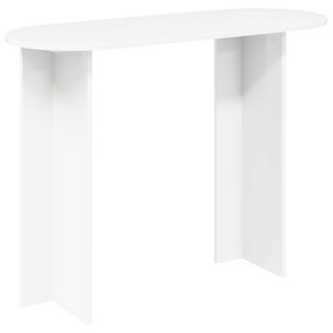 vidaXL Konsoles galds Balts 100 x 39,5 x 75 cm Inženierijas koks