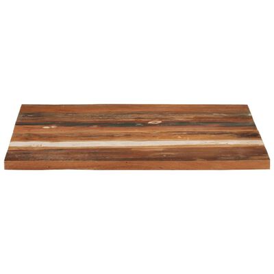 vidaXL galda virsma, kvadrāta, 70x70 cm, 25-27 mm, pārstrādāts koks
