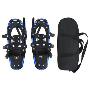 vidaXL 3 in 1 sniega kurpes Zils un melns 53,5 x 21 cm