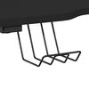 vidaXL datorspēļu galds, ZZ-formas kājas, melns, 110x60x75 cm