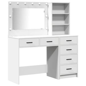 vidaXL Dressing galds 2 gab. Balts 78.5 x 41 x 135 cm