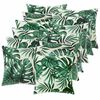 vidaXL Spilvenu pārvalks 12 pcs HEERLEN Lapu raksts 50 x 50 cm