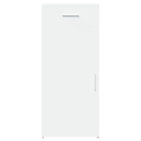 vidaXL kumode, balta, 40x42,5x93 cm, inženierijas koks