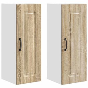 vidaXL Trauku ma&scaron;īnas panelis Kalmar 2 pcs Sonoma ozols