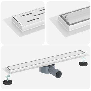 vidaXL Du&scaron;as noteka 2-in-1 ar 360&deg; sūkni Sudraba 60 cm