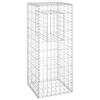 vidaXL vertikāls gabions, 40x40x100 cm, dzelzs
