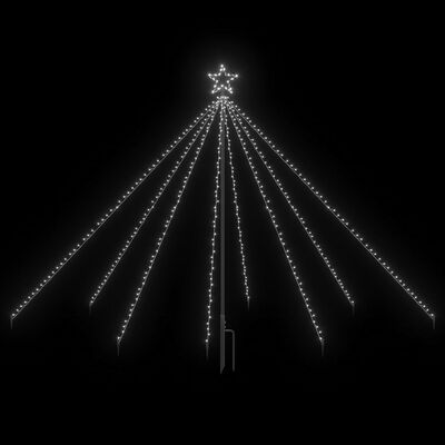 vidaXL Ziemassvētku LED koka gaismiņas, 400 LED, 2,5 m
