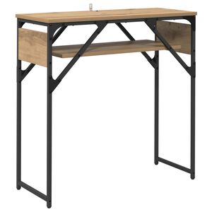 vidaXL Konsolesgalds Artisānā ozols Inženierijas koks 75x30x75cm