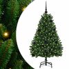 vidaXL Mākslīgā Ziemassvētku eglīte 120 cm 150 LED Silti balts Zaļa