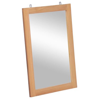 vidaXL sienas spogulis, masīvs tīkkoks, 50x70 cm