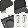 vidaXL Tualetes sēdeklis Antracīts 44,5 x 35 x 3,6 cm Duroplast