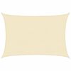 vidaXL saulessargs, 160 g/m&sup2;, krēmkrāsas, 5x6 m, HDPE