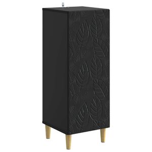 vidaXL Puse Melns 33 x 34,5 x 90 cm Inženierijas koks