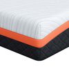 vidaXL Matracis Balts un melns 90 x 190 cm Žakarda audums