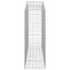 vidaXL arkveida gabiona grozi, 11gb., 200x50x140/160cm, cinkota dzelzs