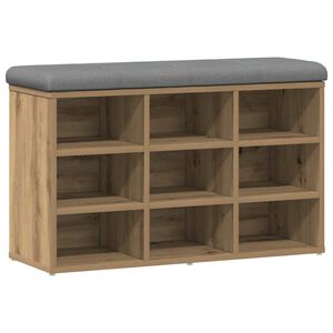vidaXL Apavu sols Artisan Oak 82x32x50 cm Engineered Wood