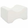vidaXL Knee Pillow Balts Atmiņas putas un poliesters 26 x 21,5 x 15 cm