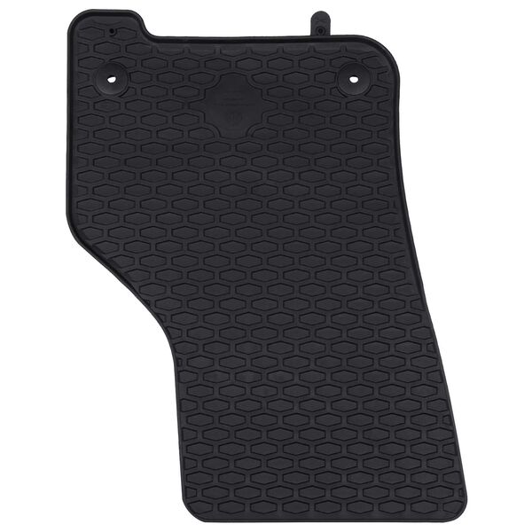 vidaXL Auto paklājs 4 pcs Melna Piemērots VW GOLF VIII Variant 2020-