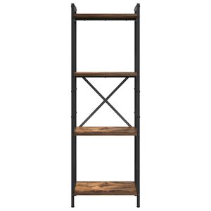 vidaXL Grāmatu plaukts 40 x 30 x 119 cm Inženierijas koks Dūmaka ozols
