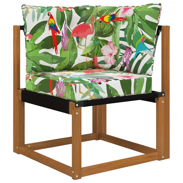 vidaXL Āra dīvāna spilvens 3 pcs krāsains Poliesters